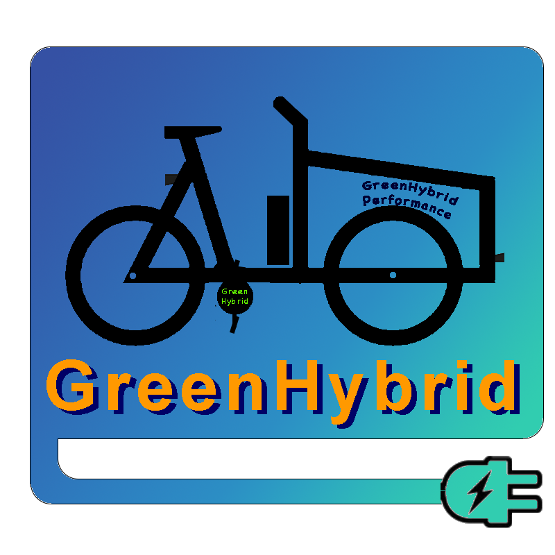 Green Hybrid Bikes Performance Logo Lastenrad